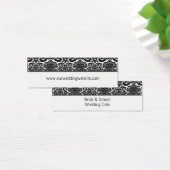 Carte du site mariage - accent damassé (Bureau)