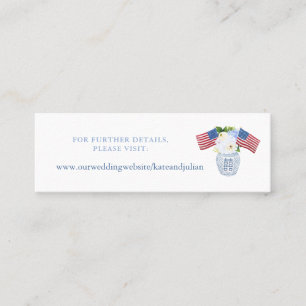 Carte du site Mariage de design de drapeau floral 