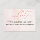 Carte du site Mariage du désert floral tropical (Devant)