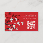 Carte du site web chinois Mariage White Cherry Blo (Dos)