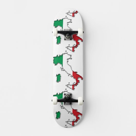 Carte du Skateboard Italie (Recto)