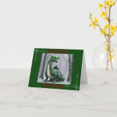 Carte du solstice d'hiver (Fleur jaune)