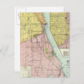 Carte du terminal ferroviaire de Chicago (Devant / Derrière)