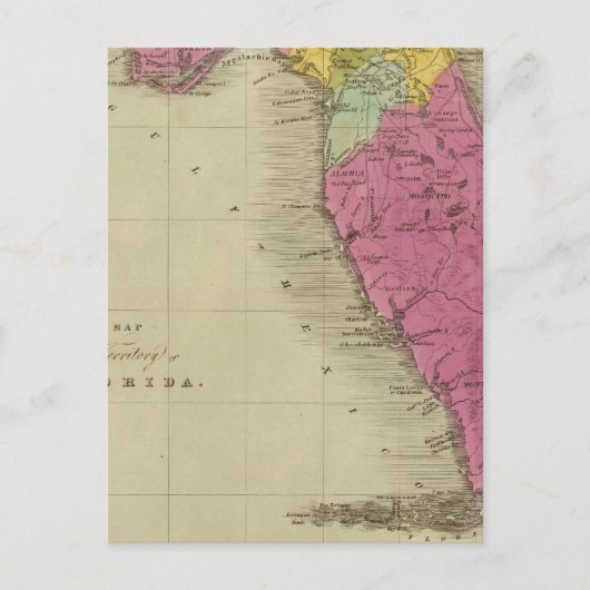 Carte du territoire de Floride (Devant)
