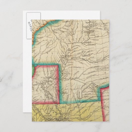 Carte du territoire de l'Arkansas (Devant / Derrière)