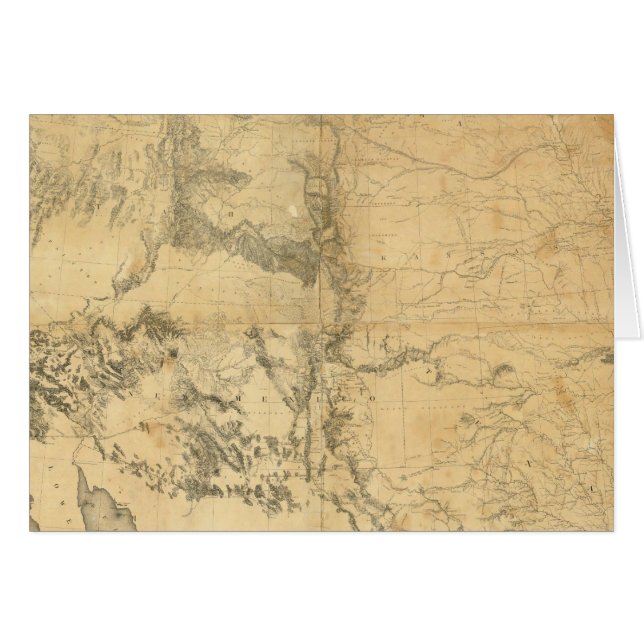 Carte du territoire des États-Unis (Devant horizontal)