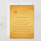 Carte du trésor Invitation de mariage (Devant)