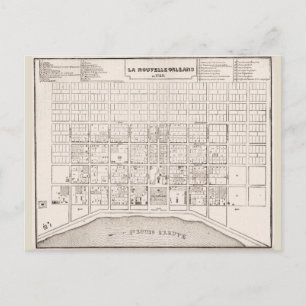 Carte du trimestre français 1735