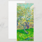 Carte du verger en fleurs de Vincent van Gogh (Devant / Derrière)