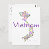 Carte du Vietnam (Devant / Derrière)