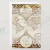 Carte du Vieux Monde antique par Frederick de Wit, (Devant / Derrière)