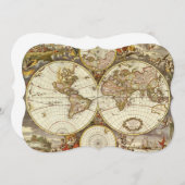 Carte du Vieux Monde antique par Frederick de Wit, (Devant / Derrière)