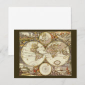 Carte du Vieux Monde antique par Frederick de Wit, (Devant / Derrière)