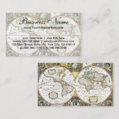 Carte du Vieux Monde antique par Hendrik Hondius, (Devant / Derrière)