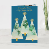 Carte du Vieux Monde Carte de l'Arbre de Noël (Devant)