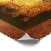 Carte du Vieux Monde Poster d'Art Antique (Coin)