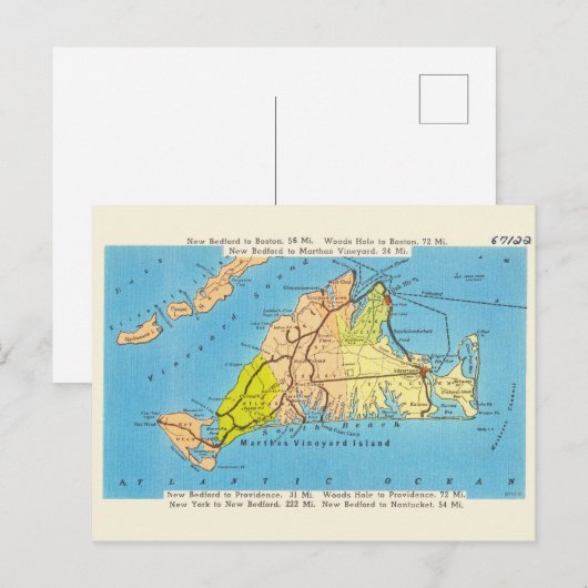 Carte du vignoble de Martha (Devant / Derrière)