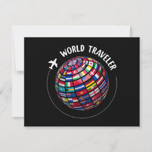Carte du voyageur du monde, Voyageur du monde, Pay