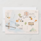 Carte du week-end de mariage à Brooklyn | Itinérai (Devant)