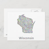 Carte du Wisconsin (Devant / Derrière)