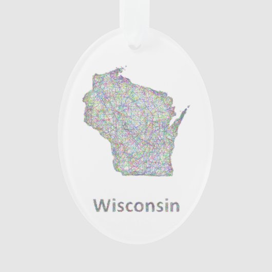 Carte du Wisconsin (devant)