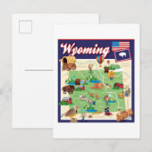 Carte du Wyoming (Devant / Derrière)