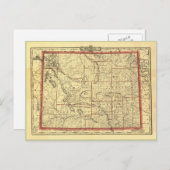 Carte du Wyoming de 1895 (Devant / Derrière)