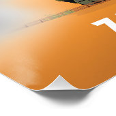 Carte du Zimbabwe affiche illustrée (Coin)