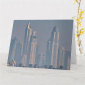 Carte Dubaï architecturale (Fleur jaune)