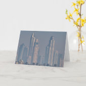 Carte Dubaï architecturale (Fleur jaune)