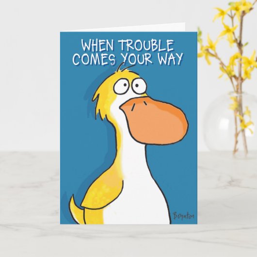 CARTE DUCK ! (Fleur jaune)