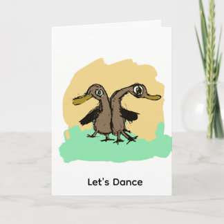 Carte Duck Dancers