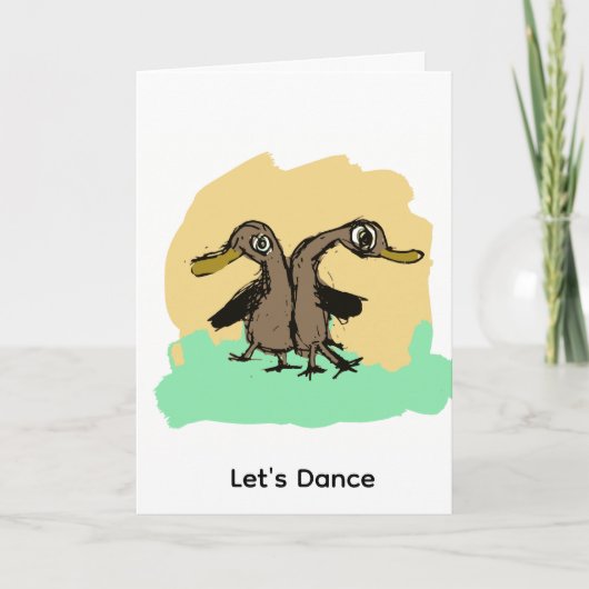 Carte Duck Dancers (Devant)