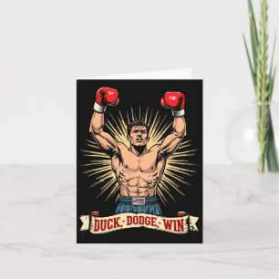 Carte Duck Dodge Gagner Boxe Champion Spirit