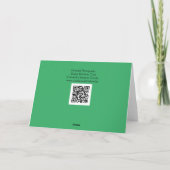 Carte Duck In a Lake Quackday Card (Dos)