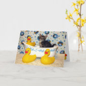 Carte Duck Louie ! (Fleur jaune)