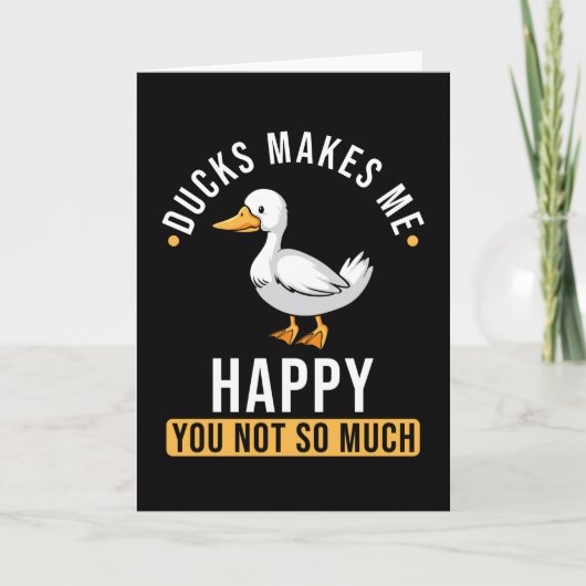 Carte Ducks Saying Funny (Devant)