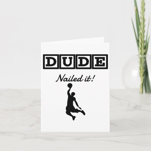 Carte Dude Nail It Ller Sketll (Devant)