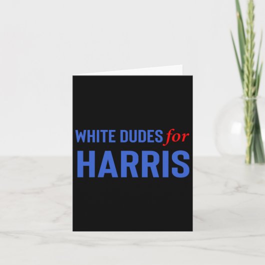 Carte Dudes Pour Kamala Harris 10 (Devant)