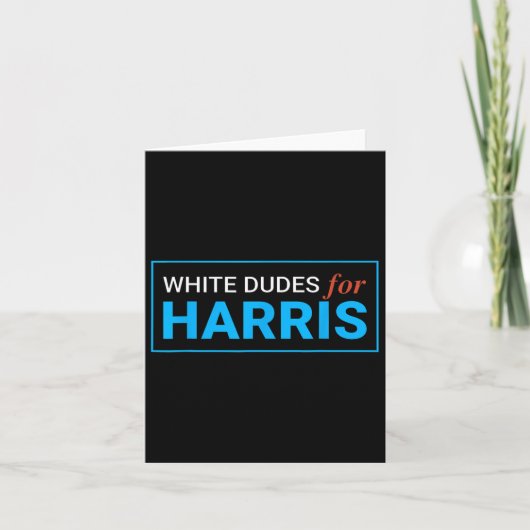 Carte Dudes Pour Kamala Harris 12 (Devant)