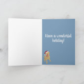 Carte Dudley Labrador Christmas (Intérieur)