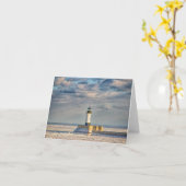 Carte Duluth Harbor Nord Breakwater Lighthouse (Fleur jaune)