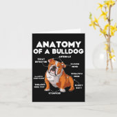 Carte D'Un Bulldog (Fleur jaune)