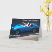 CARTE D'UN CLASSIQUE À UN AUTRE (Fleur jaune)