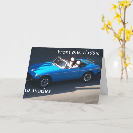 CARTE D'UN CLASSIQUE À UN AUTRE (Fleur jaune)