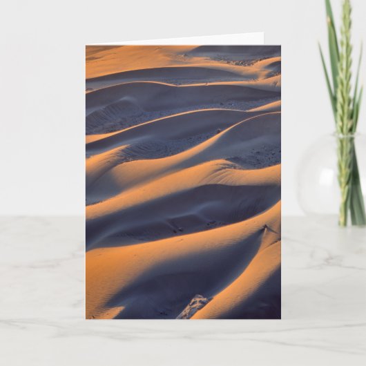 Carte Dune de sable Abstraite (Devant)