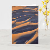 Carte Dune de sable Abstraite (Fleur jaune)