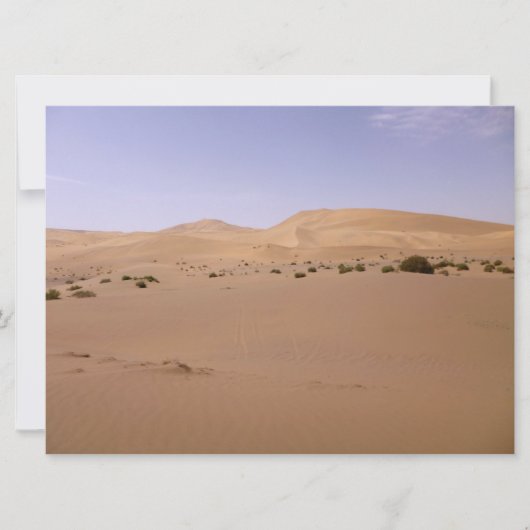 Carte Dune de sable de Gobi (Devant)