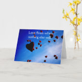 Carte d'une manière encourageante (Fleur jaune)