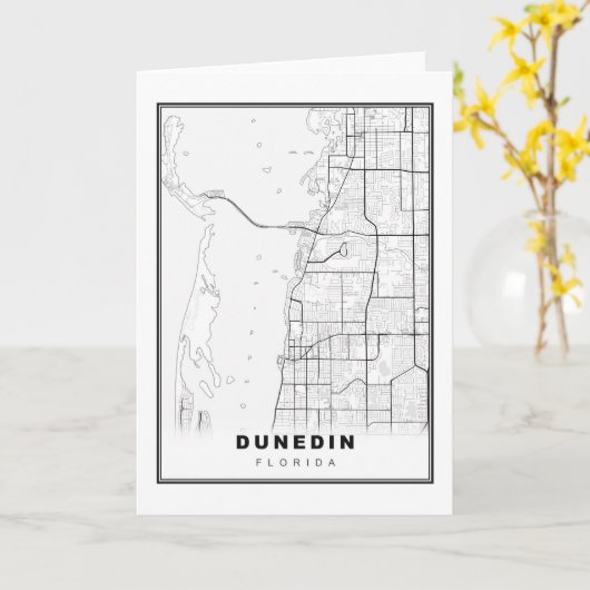 Carte Dunedin (Fleur jaune)